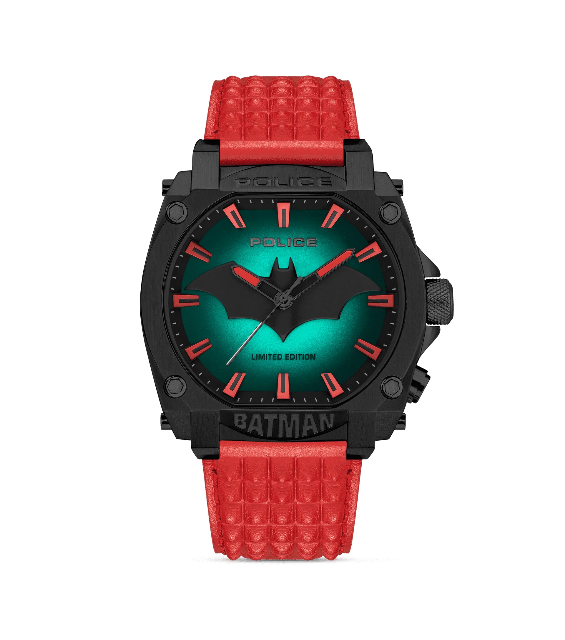 Batman Limited Edition Black Red Luxury Watch for Men Premium Designer Superhero Edition Wrist Watch