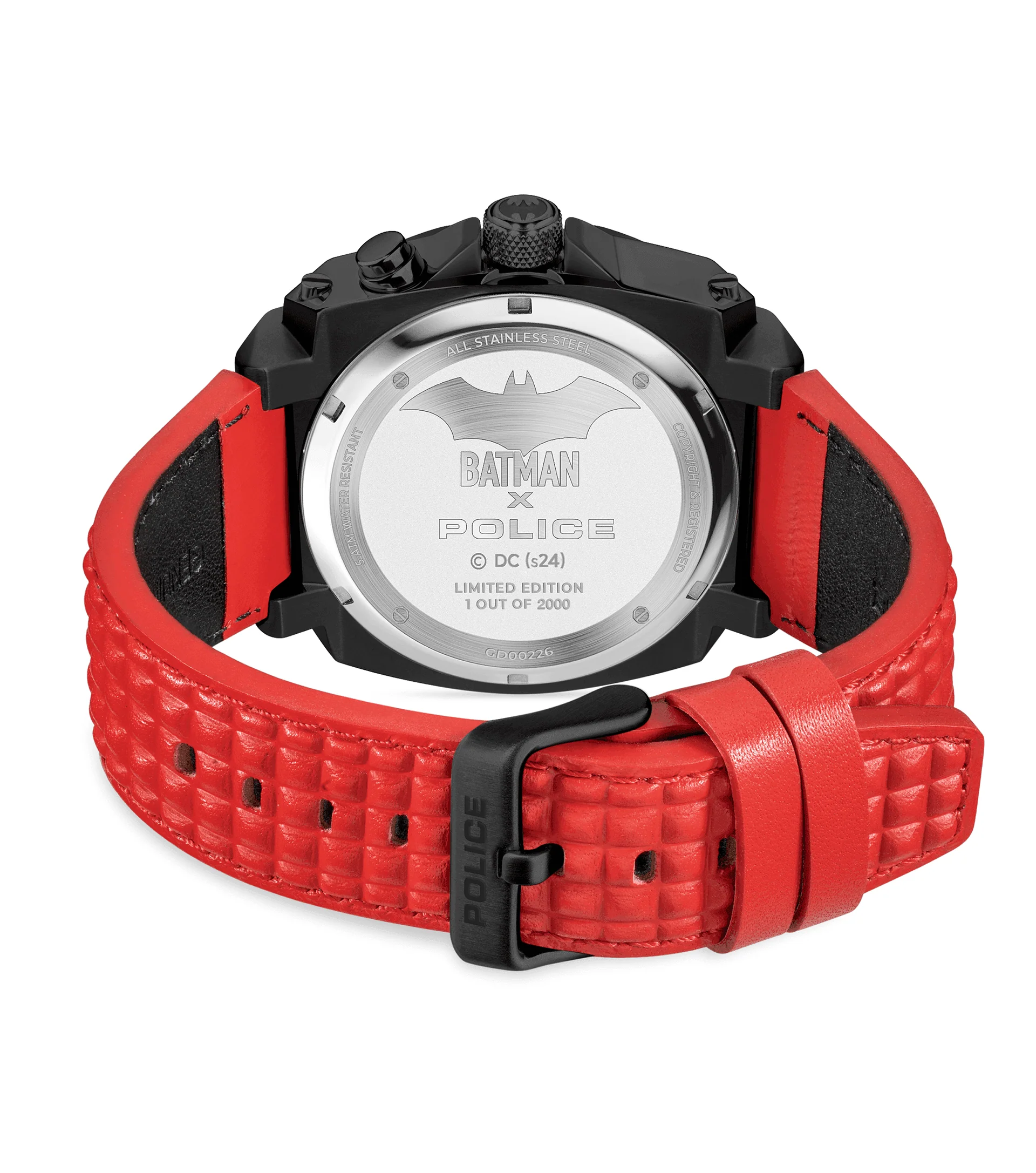 Batman Limited Edition Black Red Luxury Watch for Men Premium Designer Superhero Edition Wrist Watch